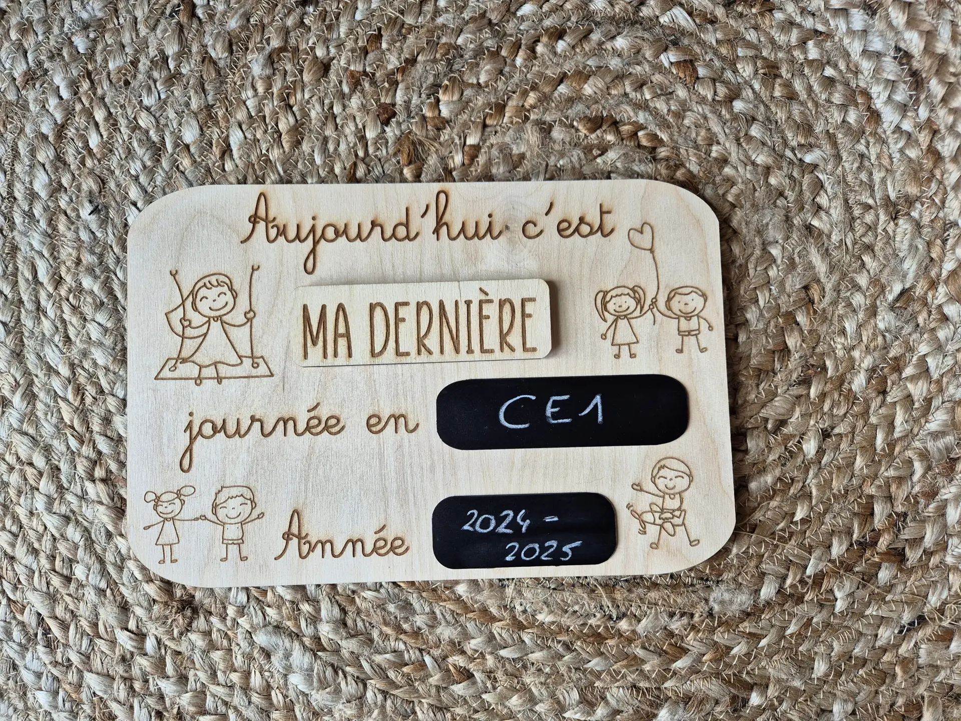 Pancarte premier ou dernier jour d'école – Image 3