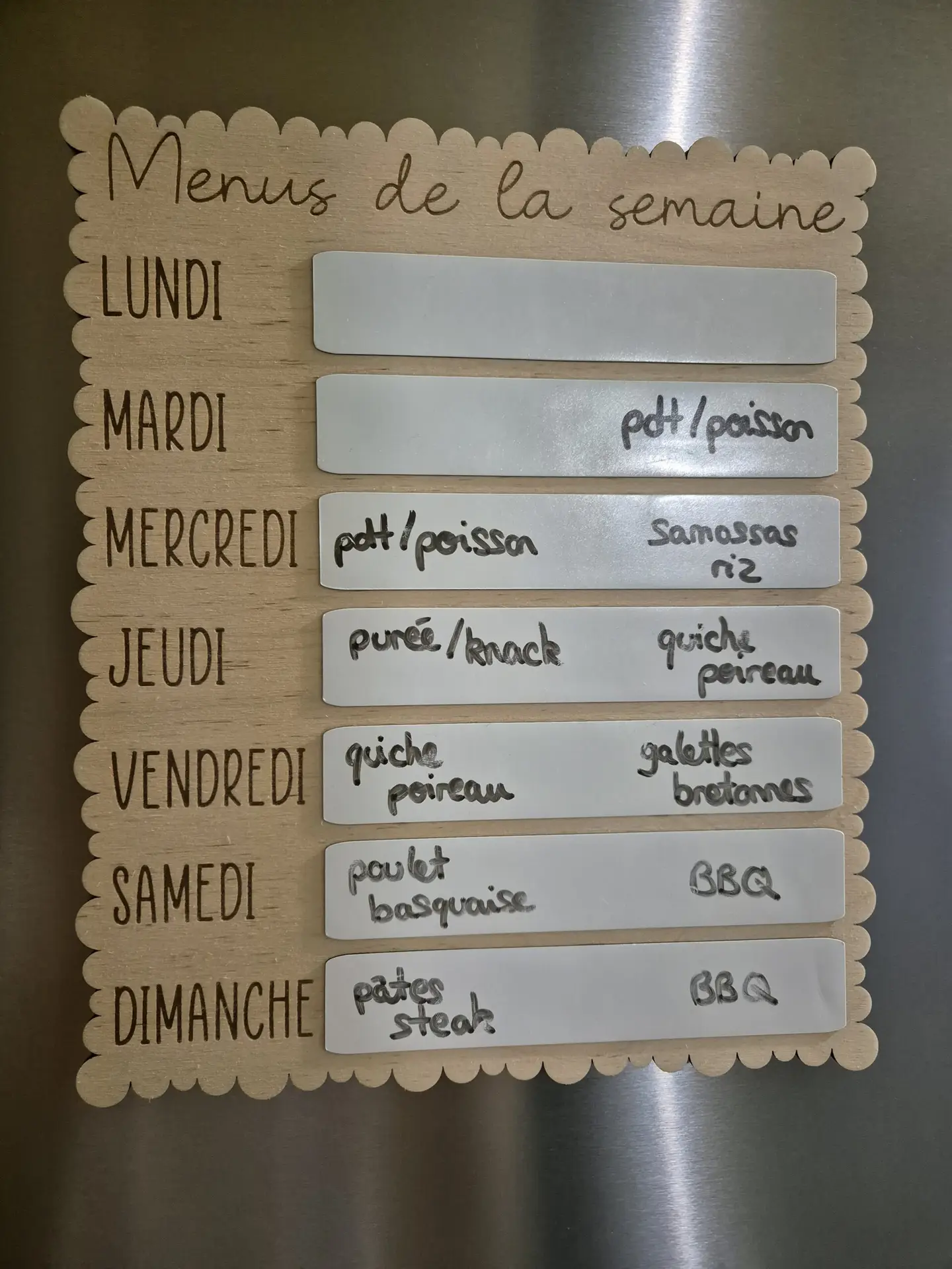 Pancarte menus de la semaine – Image 4
