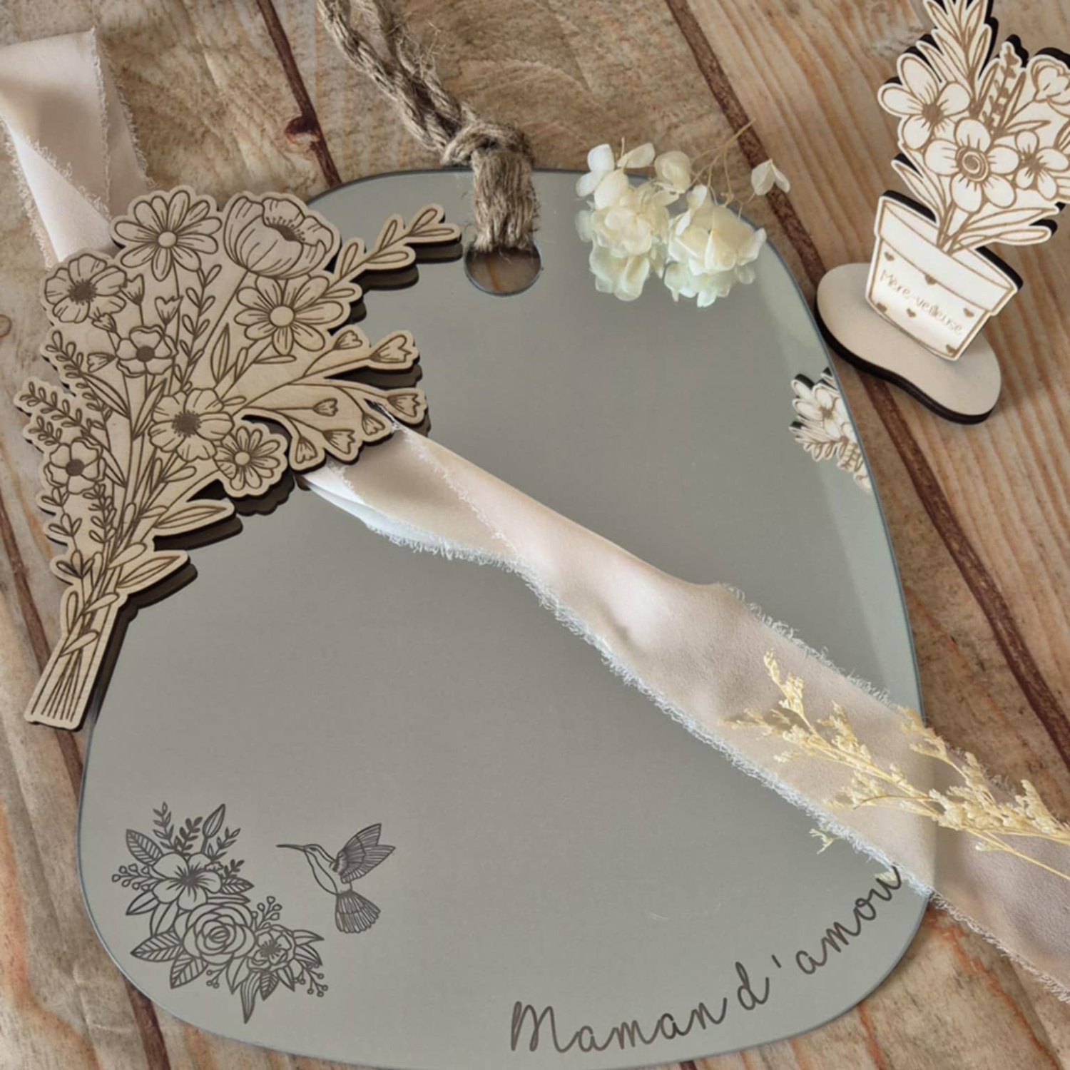 Miroir Personnalisé – Gravure Unique